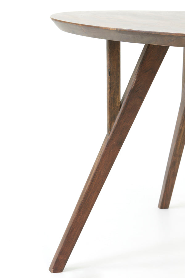 Dining table 140x76 cm QUENZA acacia wood brown