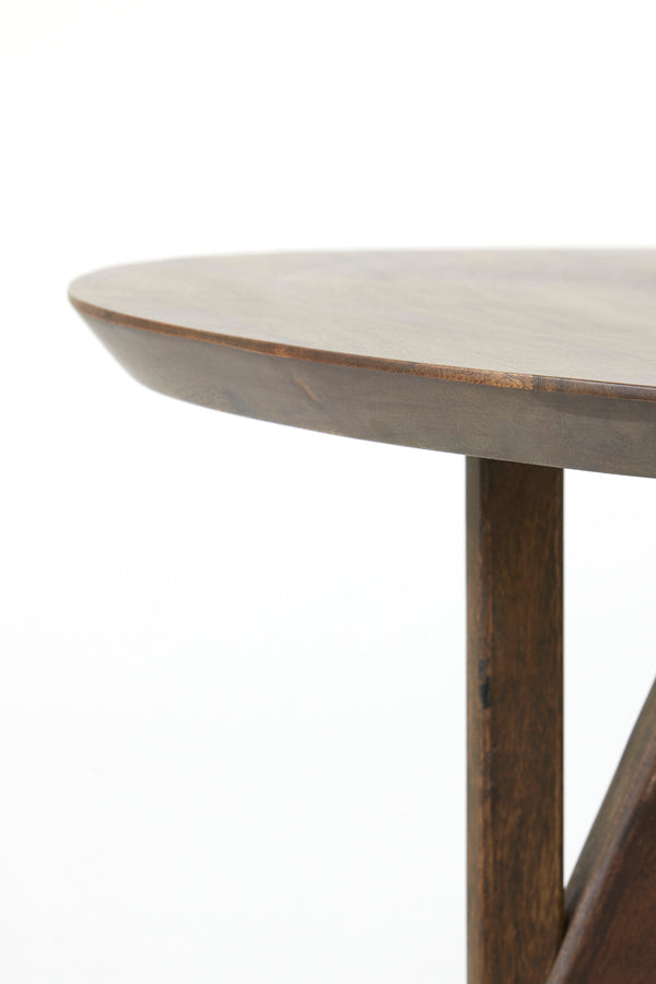 Dining table 140x76 cm QUENZA acacia wood brown
