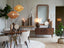 Dining table 140x76 cm QUENZA acacia wood brown