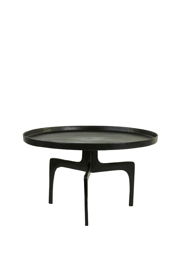Coffee table S/2 64x39+75x44 cm PANO dark bronze