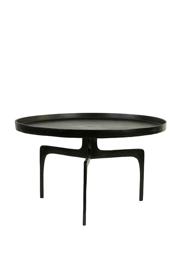 Coffee table S/2 64x39+75x44 cm PANO dark bronze