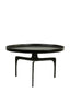Coffee table S/2 64x39+75x44 cm PANO dark bronze