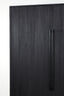 Cabinet 120x40x180 cm ABAGE wood black