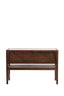 Console 119x41x80 cm YUKI acacia wood dark brown+glass
