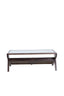 Coffee table 112x70x41 cm YUKI mango wood choco brown+glass