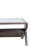 Coffee table 112x70x41 cm YUKI mango wood choco brown+glass