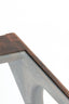 Coffee table 112x70x41 cm YUKI acacia wood dark brown+glass