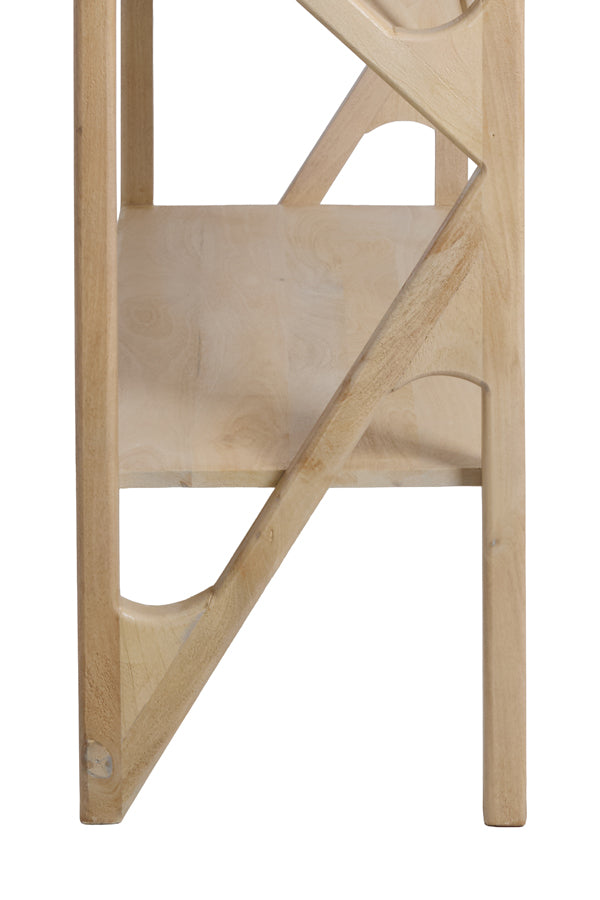 Cabinet open 120x40x160 cm YUKI mango wood natural