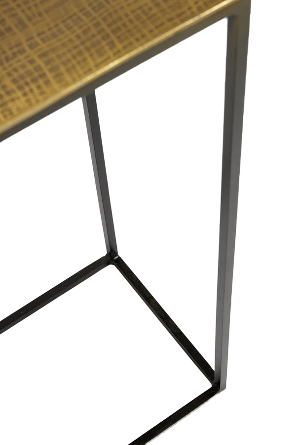 Console S/2 max 119,5x30,5x78,5 cm ZAYN antique bronze+black