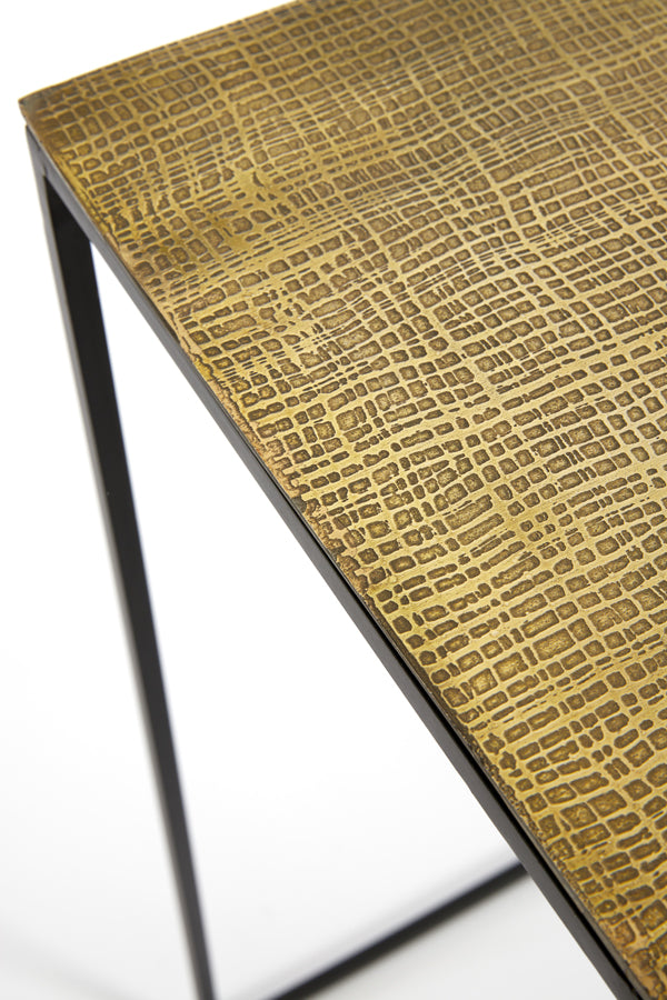 Console S/2 max 119,5x30,5x78,5 cm ZAYN antique bronze+black