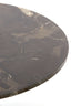Coffee table 76x36 cm PAZO dark brown marble+dark brown