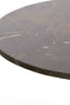 Coffee table 76x36 cm PAZO dark brown marble+dark brown