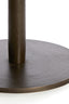 Coffee table 76x36 cm PAZO dark brown marble+dark brown
