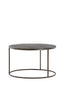 Coffee table S/2 61x37+76x41 cm TALCA dark brown