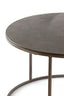 Coffee table S/2 61x37+76x41 cm TALCA dark brown
