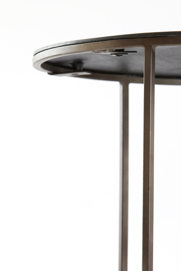Coffee table S/2 61x37+76x41 cm TALCA dark brown
