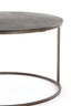 Coffee table S/2 61x37+76x41 cm TALCA dark brown