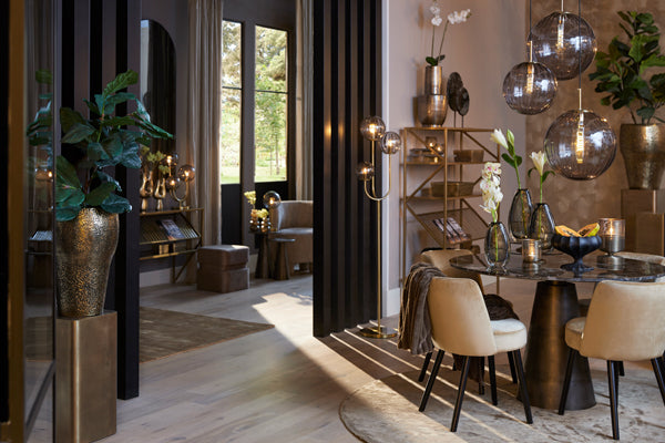 Pillar 35,5x35,5x100 cm ALURIO antique bronze