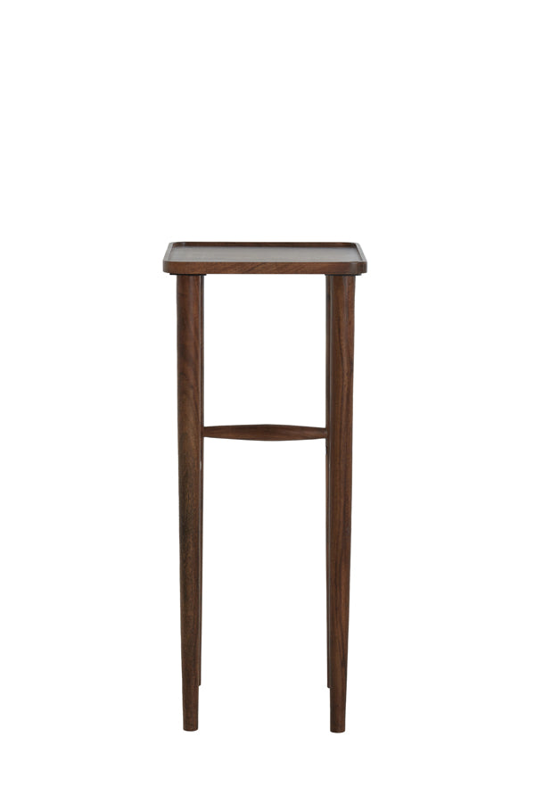 Pillar 42x42x100 cm QIANO acacia wood brown
