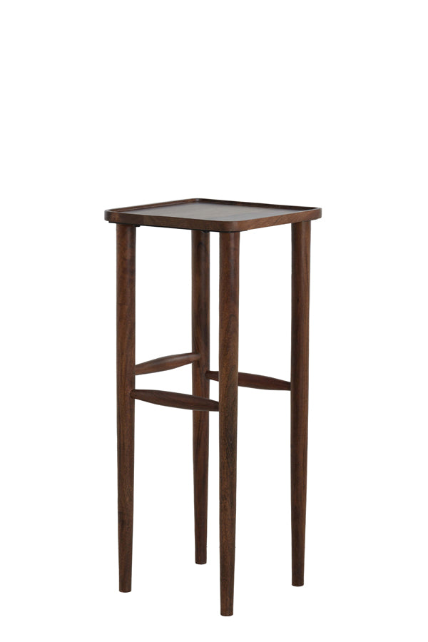 Pillar 42x42x100 cm QIANO acacia wood brown