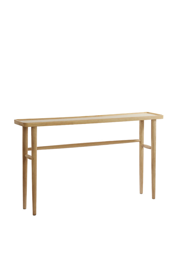 Console 140x30x82 cm QIANO mango wood natural