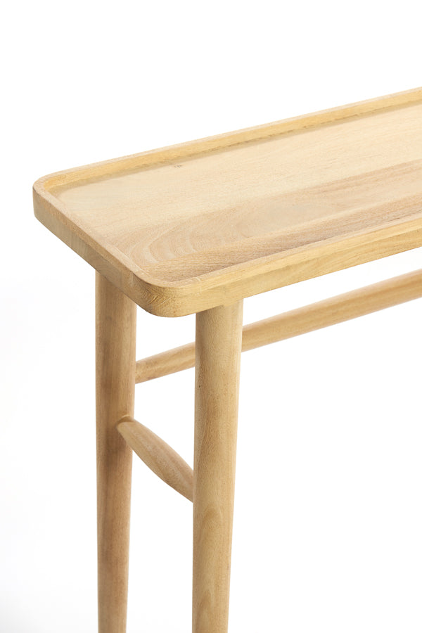 Console 140x30x82 cm QIANO mango wood natural