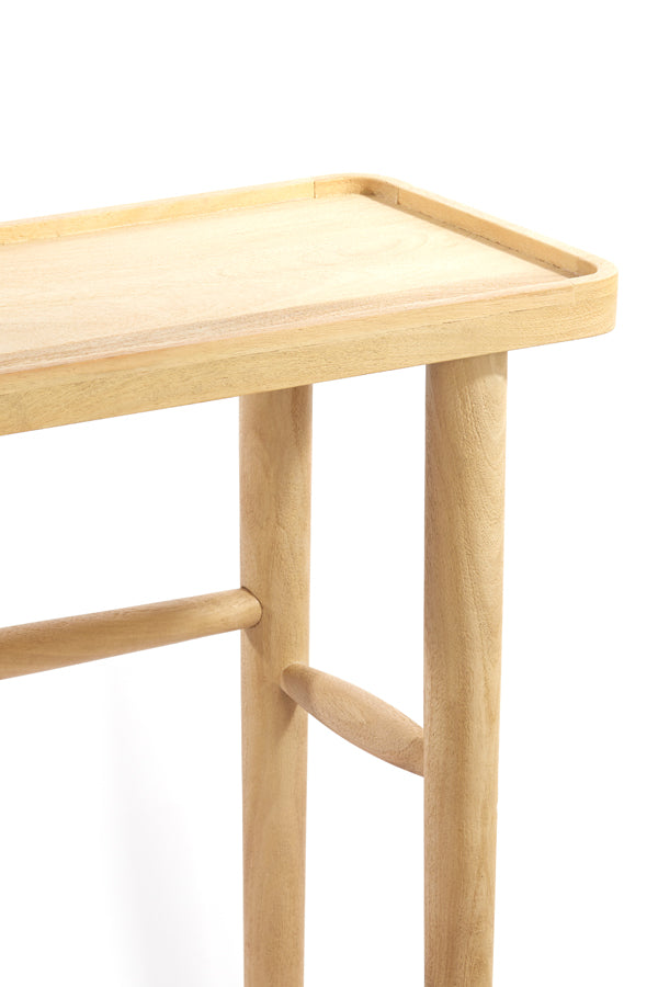 Console 140x30x82 cm QIANO mango wood natural
