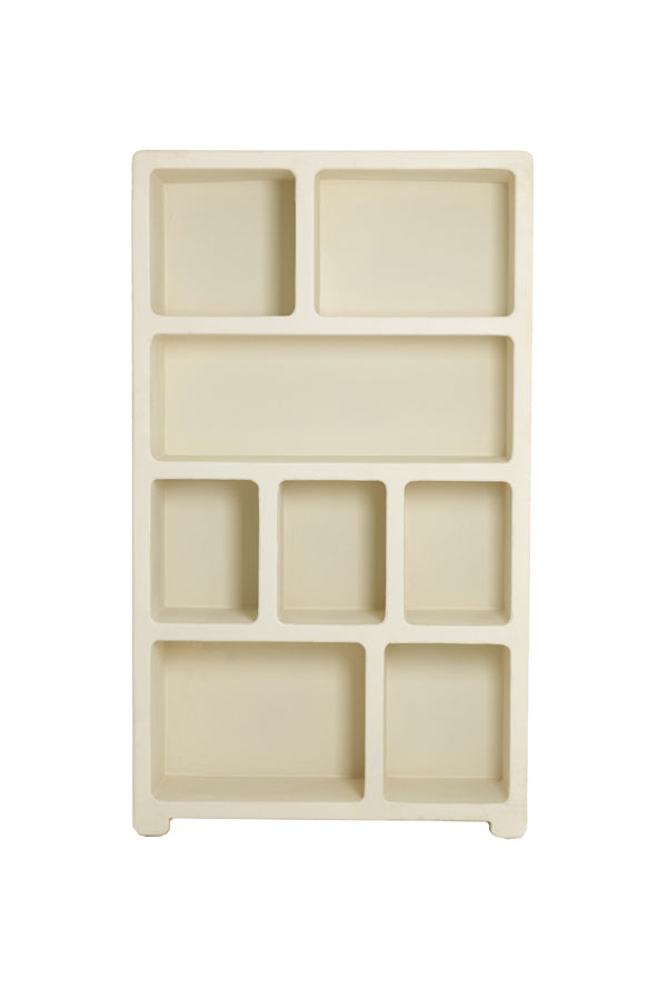 Cabinet 110x35x190 cm NAHUA beige