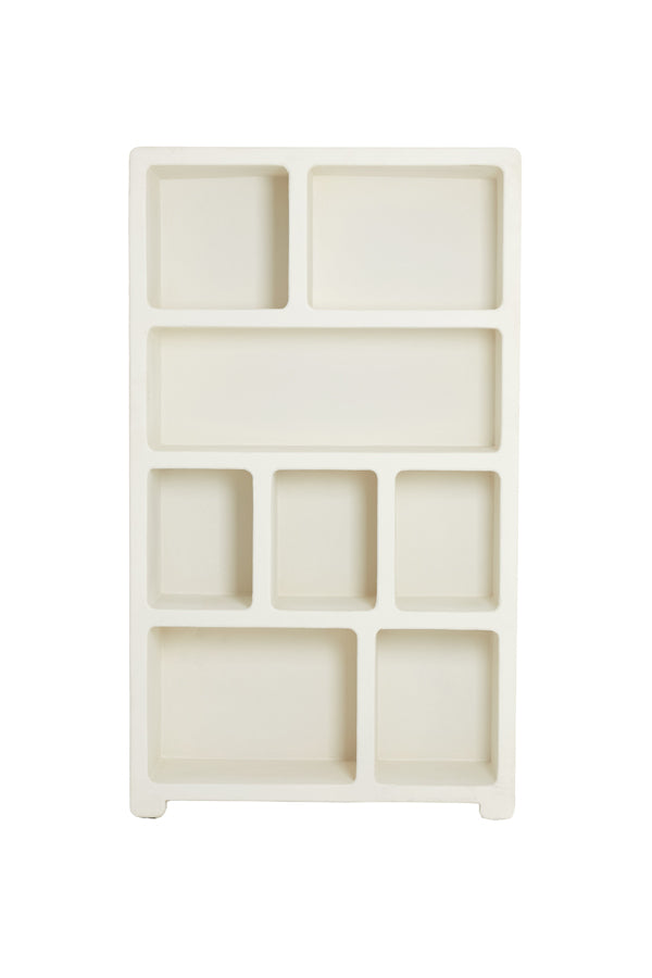 Cabinet 110x35x190 cm NAHUA cream