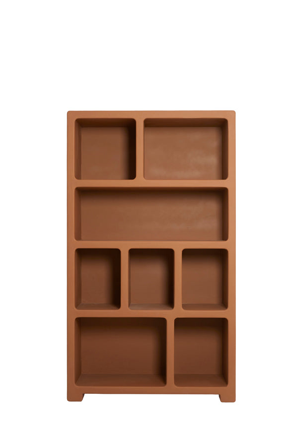 Cabinet 110x35x190 cm NAHUA terra