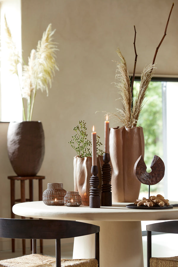 Dining table 140x76 cm KULONA beige