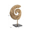 Decorative object Swirl brass antique large