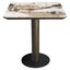 Bistro table Langford brown 70x70