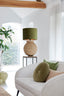 Cushion 40 cm BEREND olive green