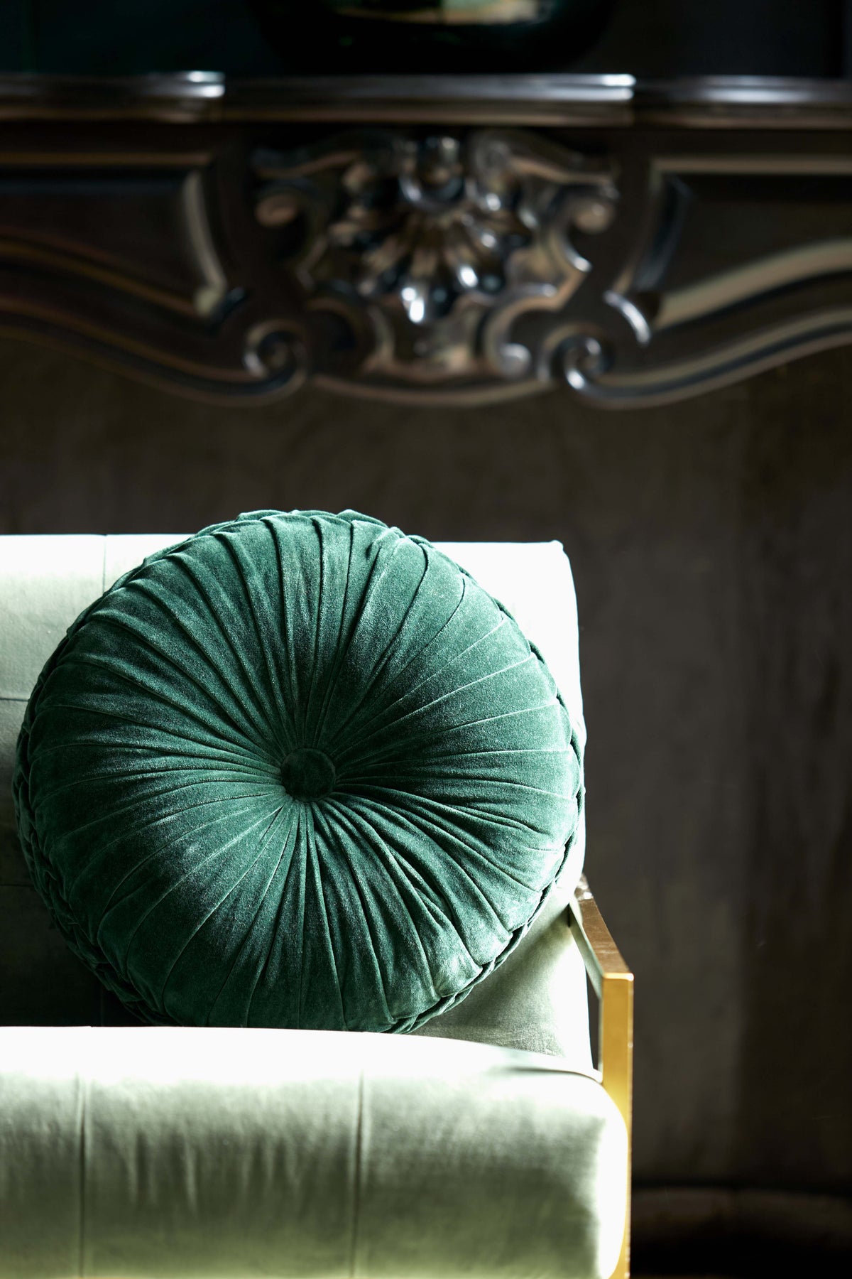 Cushion 40 cm BEREND dark green