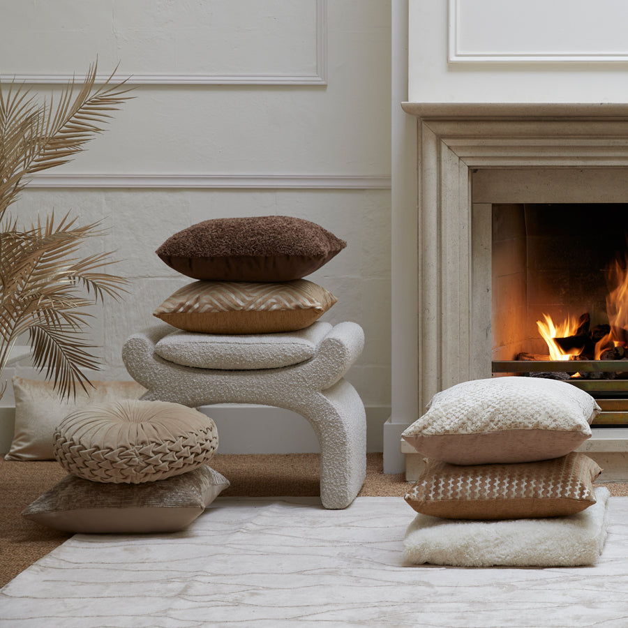 Cushion 40 cm BEREND light gold