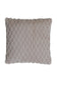 Cushion 45x45 cm VIENNE velvet beige