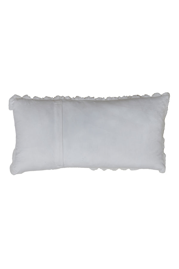 Cushion 60x30 cm VIENNE velvet cream