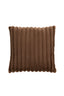 Cushion 45x45 cm VAJEN velvet dark brown