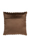 Cushion 45x45 cm VAJEN velvet dark brown