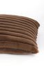 Cushion 45x45 cm VAJEN velvet dark brown