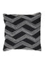 Cushion 45x45 cm MACKEY black+beige