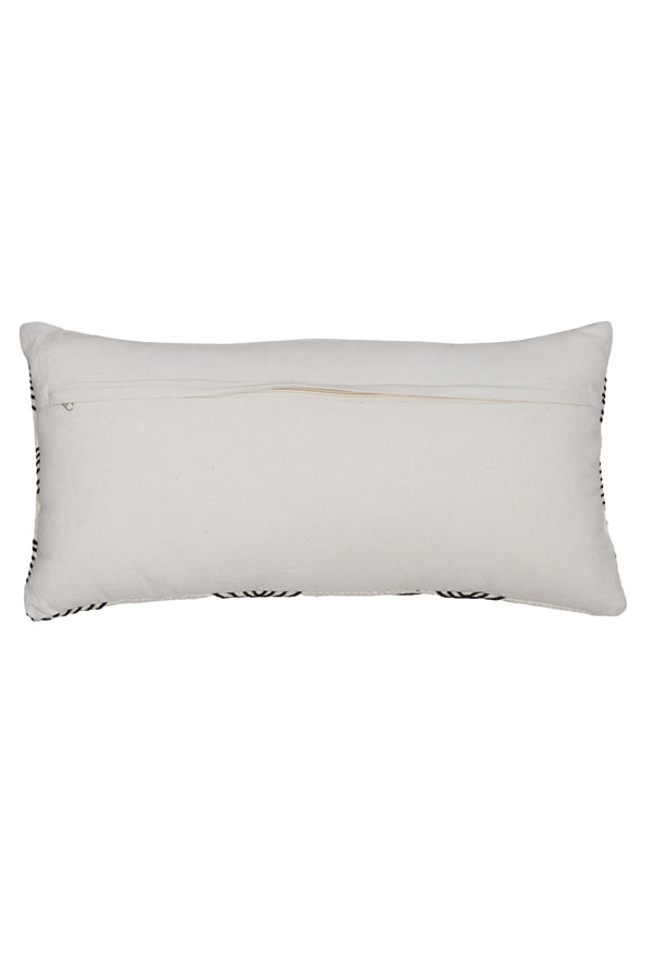 Cushion 60x30 cm MACKEY beige+black