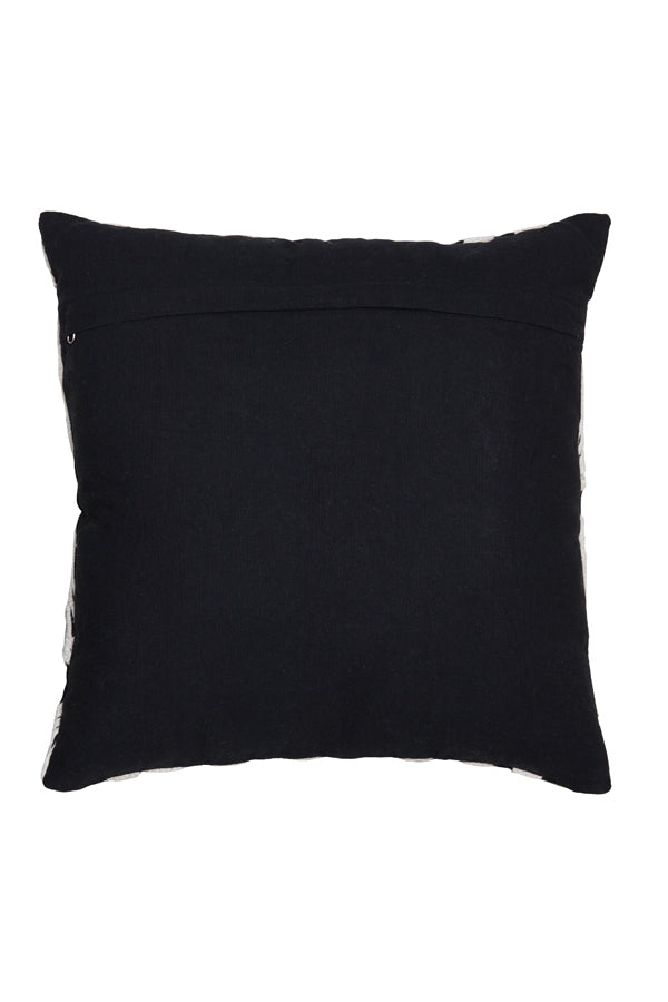 Cushion 45x45 cm OSHAWA black+beige
