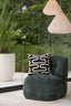 Cushion 45x45 cm OSHAWA black+beige
