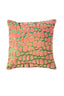 Cushion 45x45 cm TOMBA green+coral