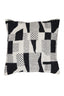Cushion 45x45 cm CESENA black+beige