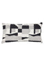 Cushion 60x30 cm CESENA black+beige