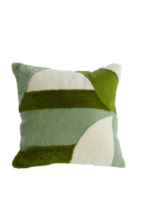 Cushion 45x45 cm TOFNA green+white