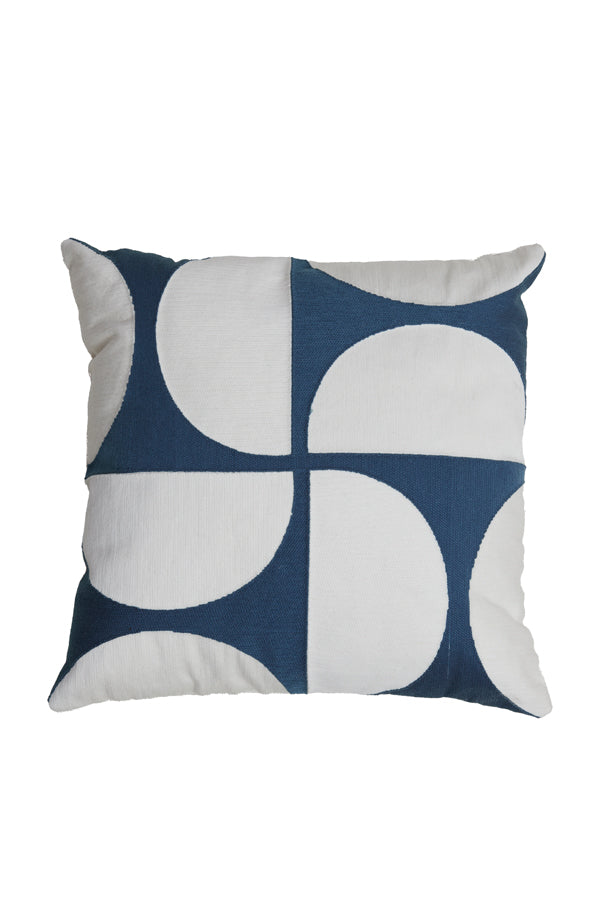 Cushion 45x45 cm USERA blue+white